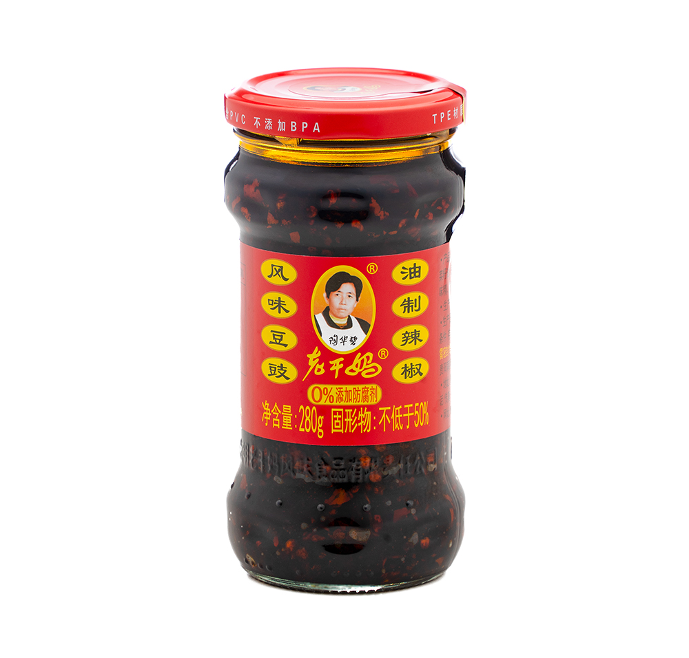 风味豆豉油制辣椒280g
